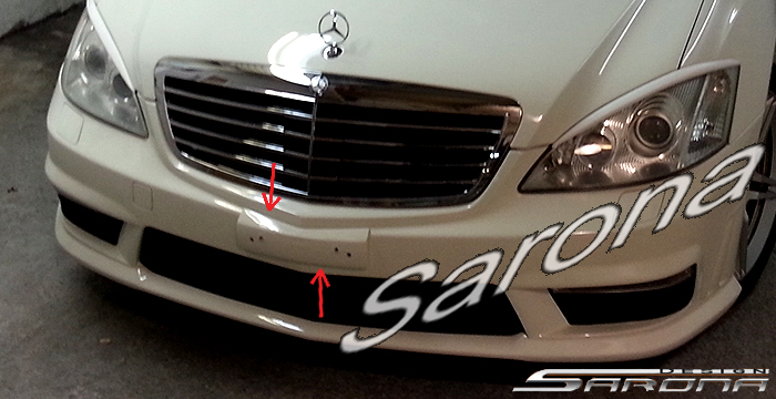 2010-2013 Mercedes-Benz S Class License Plate Holder