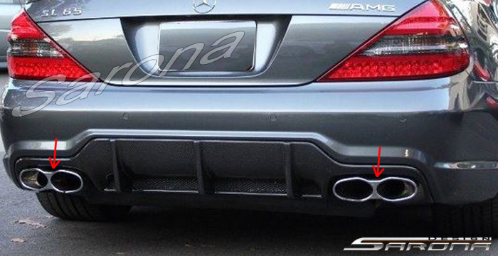2003-2016 Mercedes-Benz SL Exhaust Tips