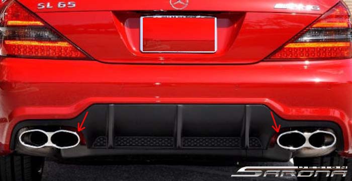 2003-2016 Mercedes-Benz SL Exhaust Tips