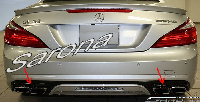 2003-2016 Mercedes-Benz SL Exhaust Tips