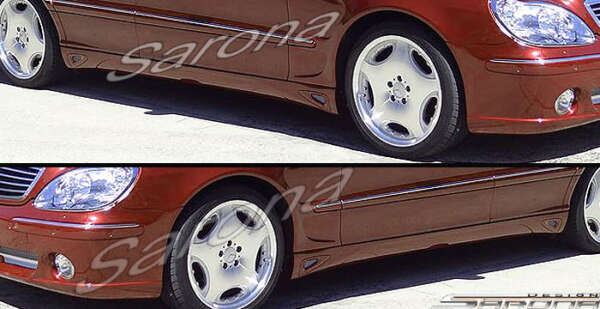 2000-2006 Mercedes-Benz S Class Side Skirts