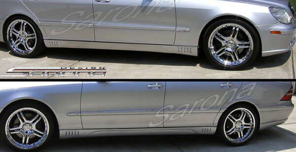 2000-2006 Mercedes-Benz S Class Side Skirts