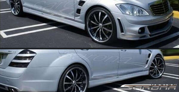2007-2013 Mercedes-Benz S Class Side Skirts
