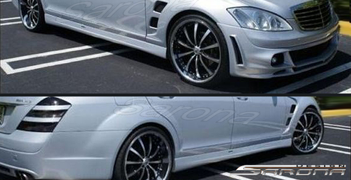 2007-2013 Mercedes-Benz S Class Side Skirts