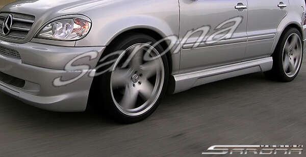 1998-2005 Mercedes-Benz ML Side Skirts