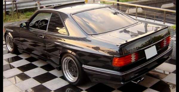 1985-1991 Mercedes-Benz SEC Trunk Wing