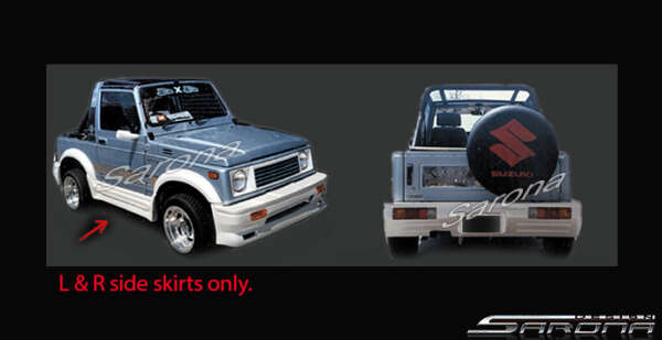1980-1995 Suzuki Samurai Side Skirts