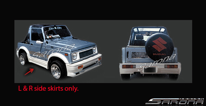 1980-1995 Suzuki Samurai Side Skirts