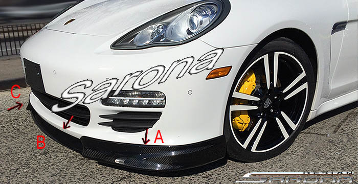 2010-2013 Porsche Panamera Front Add-On 2010-2013 Porsche Panamera Front Add-On