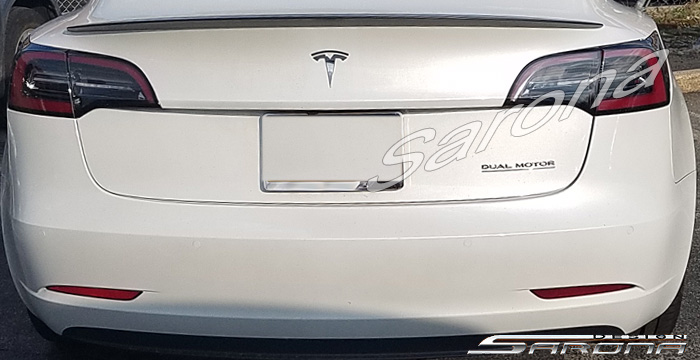 2017-2019 Tesla Model 3 Trunk Wing 2017-2019 Tesla Model 3 Trunk Wing