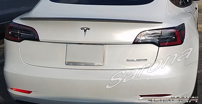 2017-2019 Tesla Model 3 Trunk Wing 2017-2019 Tesla Model 3 Trunk Wing