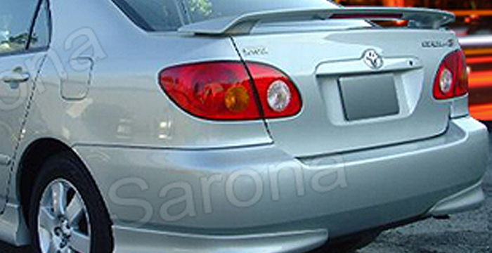 2003-2004 Toyota Corolla Rear Add-On 2003-2004 Toyota Corolla Rear Add-On
