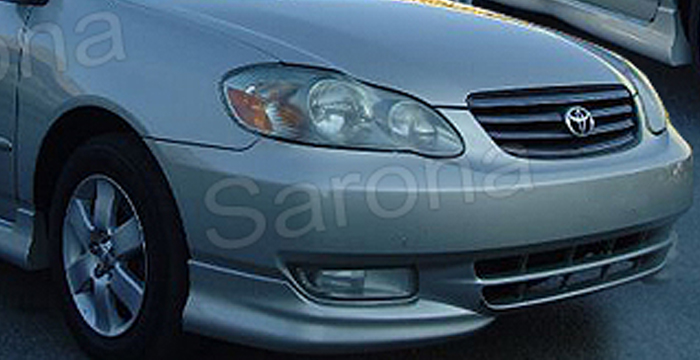2003-2004 Toyota Corolla Front Add-On 2003-2004 Toyota Corolla Front Add-On