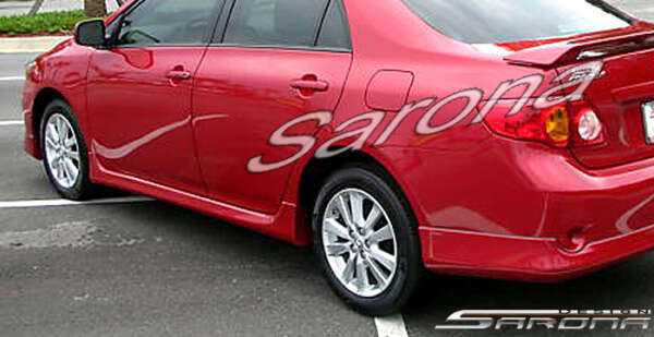 2009-2010 Toyota Corolla Side Skirts