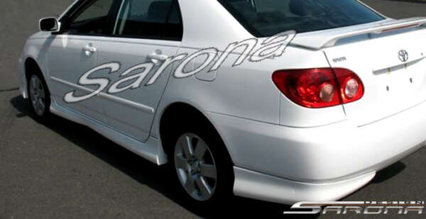 2003-2004 Toyota Corolla Side Skirts