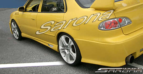1998-2002 Toyota Corolla Side Skirts 1998-2002 Toyota Corolla Side Skirts