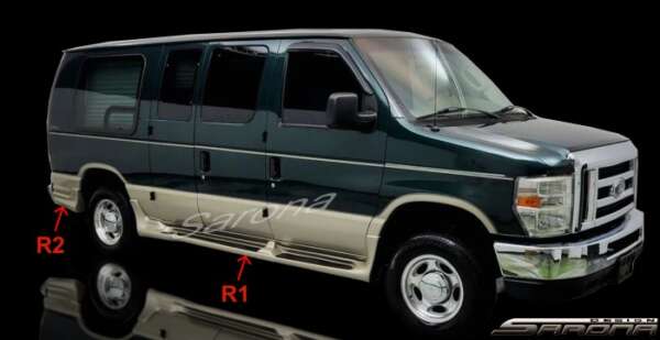 1992-2015 Ford Econoline Van Running Boards