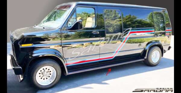 1975-2014 Ford Econoline Van Running Boards 1975-2014 Ford Econoline Van Running Boards