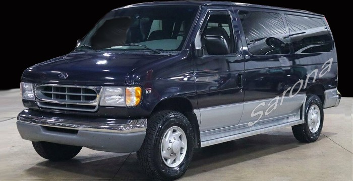 1992-2014 Ford Econoline Van Running Boards 1992-2014 Ford Econoline Van Running Boards
