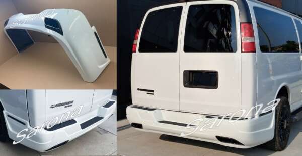 1996-2026 GMC Savanna Van Rear Bumper 1996-2026 GMC Savanna Van Rear Bumper