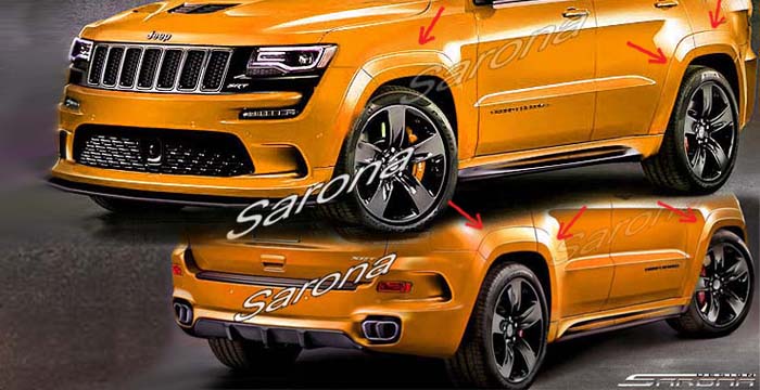 2014-2021 Jeep Grand Cherokee Body Kit 2014-2021 Jeep Grand Cherokee Body Kit